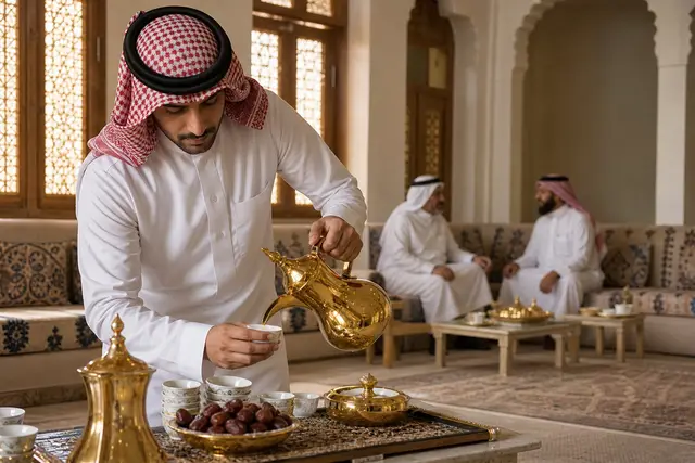 قهوجي الدمام: دليل ضيافة مرتبة من تجهيز الدلال إلى استقبال الضيوف