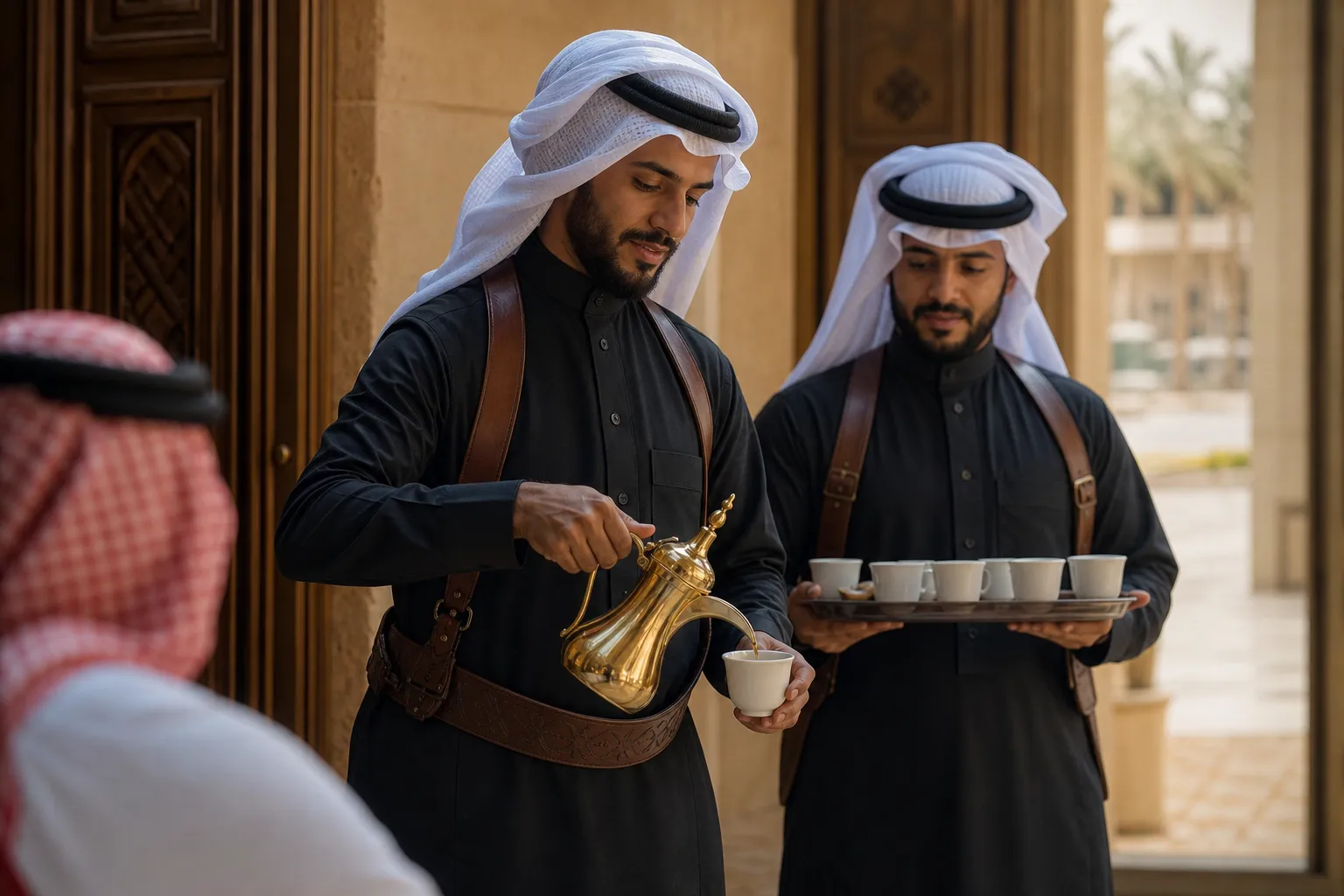 صبابين قهوة: دليل الضيافة المرتبة وحجز الخدمة في الرياض